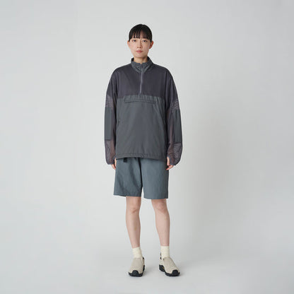 SNOW PEAK NYLON TUSSAH 2WAY SHORTS - GREY
