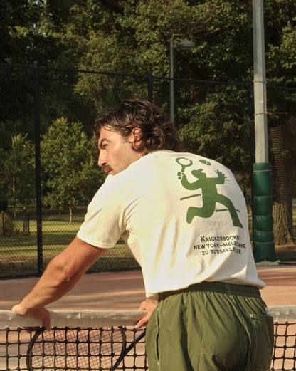 KNICKERBOCKER 'OPEN SEASON' LIMITED EDITION HEAVYWEIGHT T-SHIRT - MILK