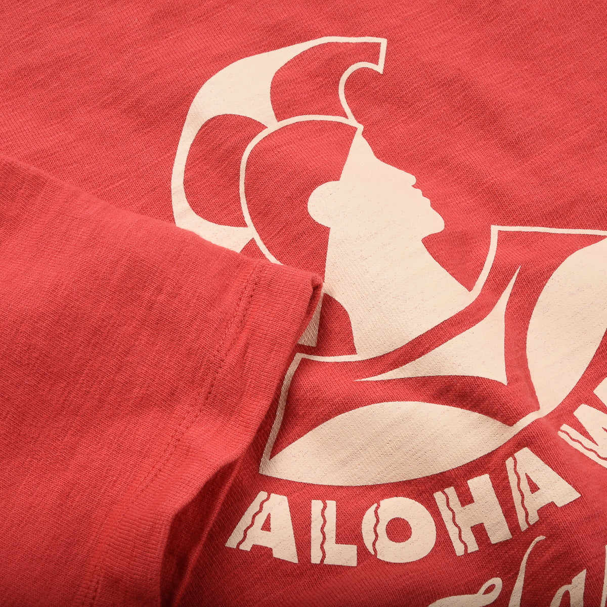 SUN SURF - 'ALOHA WEEK' TEE - RED