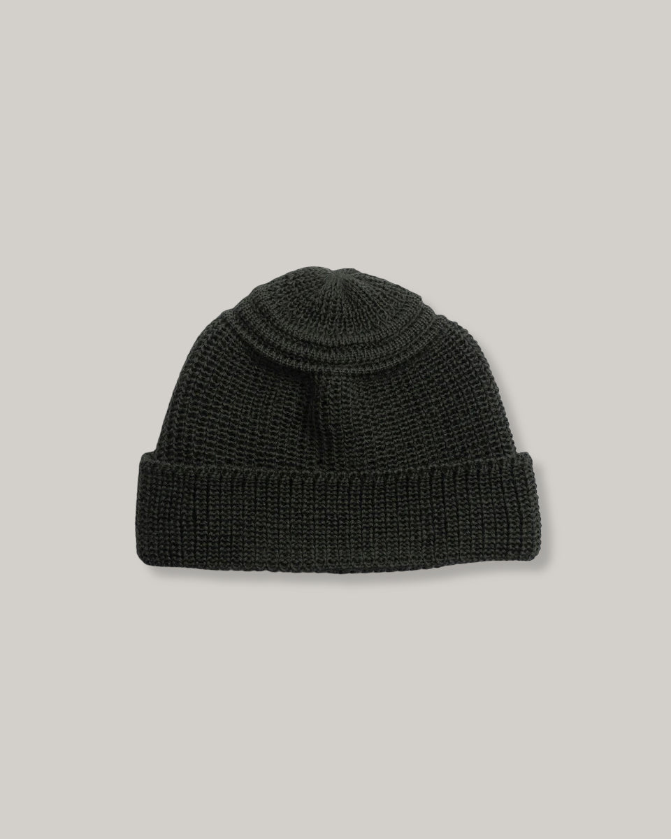 HEIMAT MERINO TRAWLER HAT - MILITARY GREEN