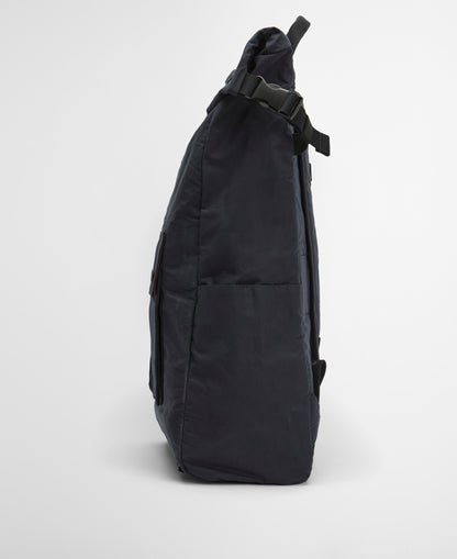 BARBOUR TRANSPORT FOLDOVER BACKPACK - NAVY