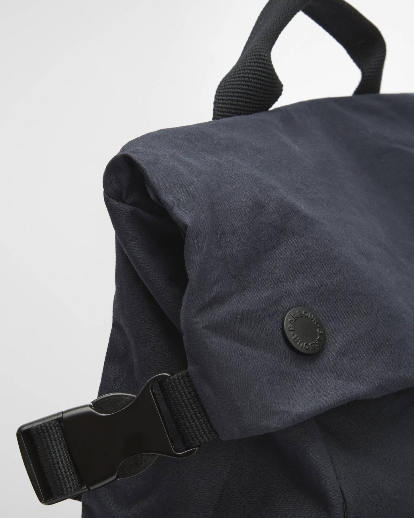 BARBOUR TRANSPORT FOLDOVER BACKPACK - NAVY