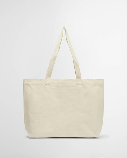 BARBOUR SCRIPT TOTE BAG - RED LOGO