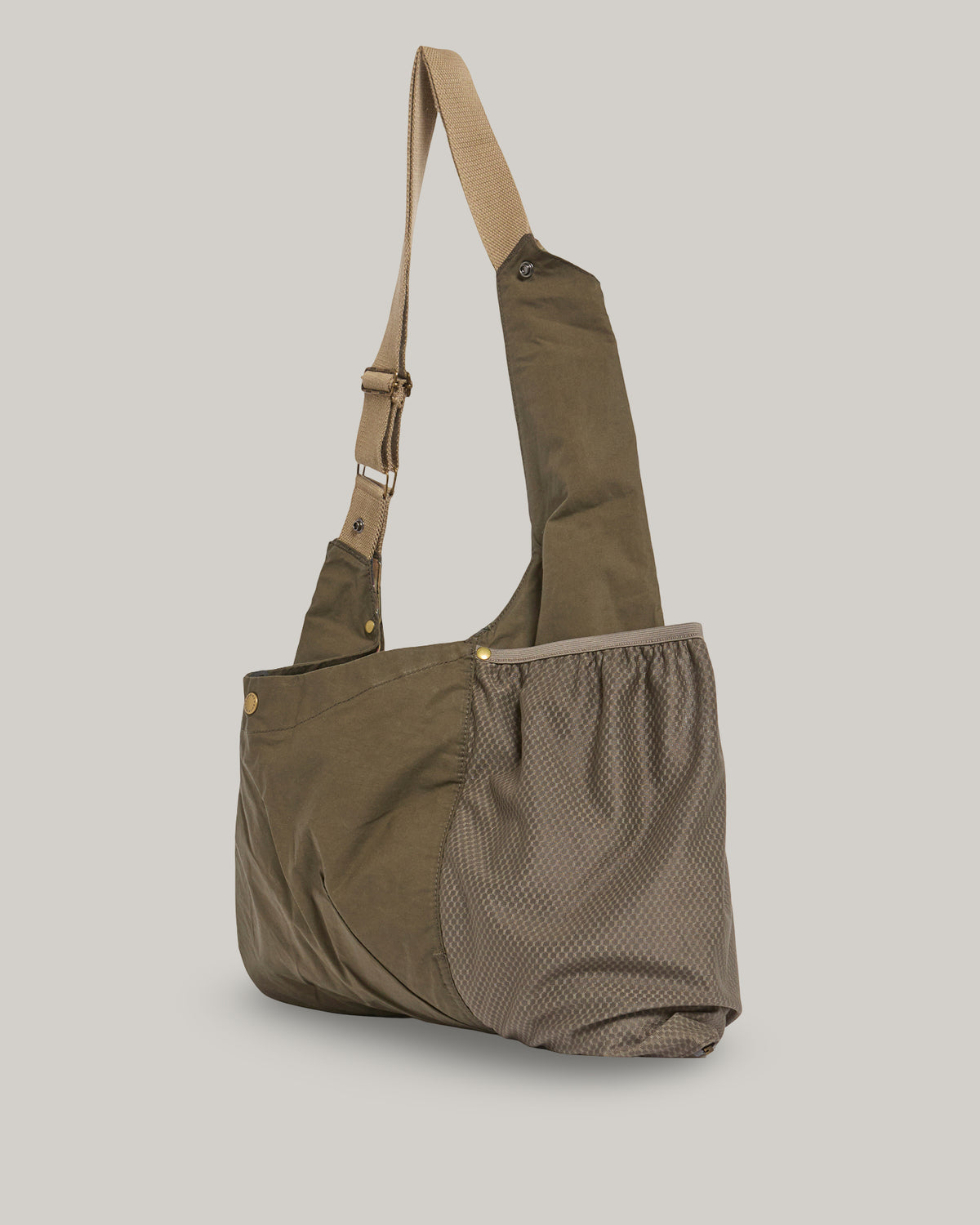 BARBOUR x NORBIT DRY WAX BAG/ VEST - KHAKI BROWN