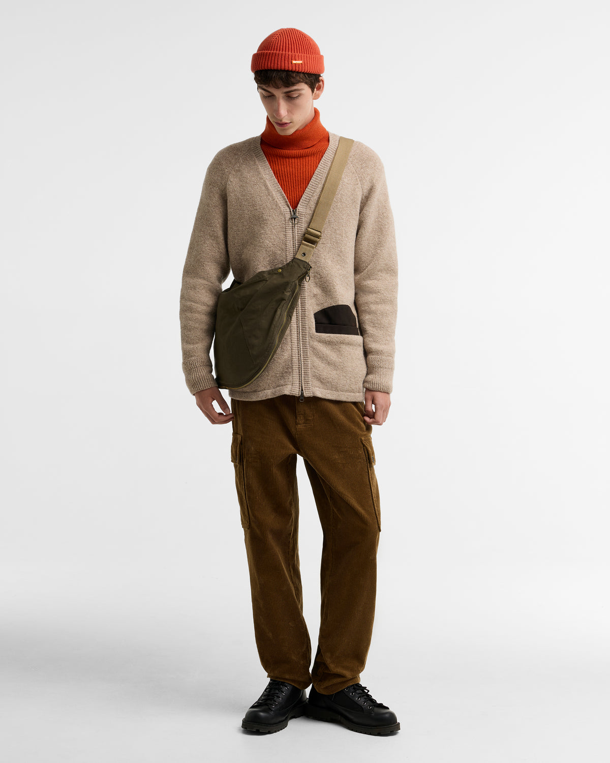 BARBOUR x NORBIT DRY WAX BAG/ VEST - KHAKI BROWN