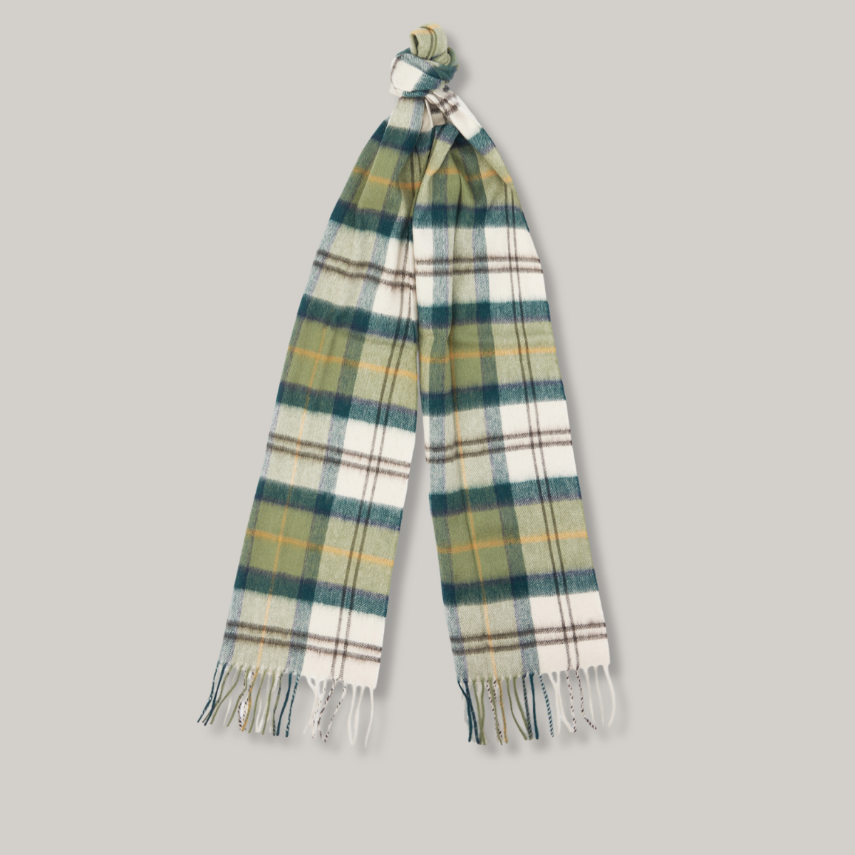 BARBOUR WOOL/ CASHMERE SCARF - ANCIENT