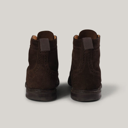 USED CHURCH'S CALDECOTT BOOT - BROWN SUEDE