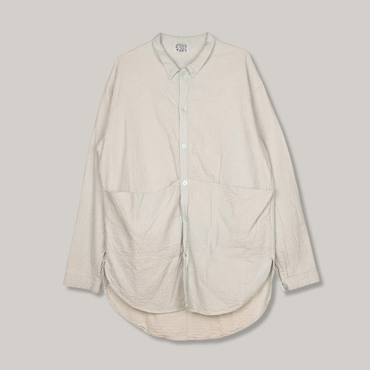 USED TENDER CO. TYPE 483 LONG SLEEVE TESSERACT SHIRT - RINSED WAVE CALICO - SAGE