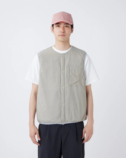 SNOW PEAK FLEXIBLE INSULATED VEST - GREIGE