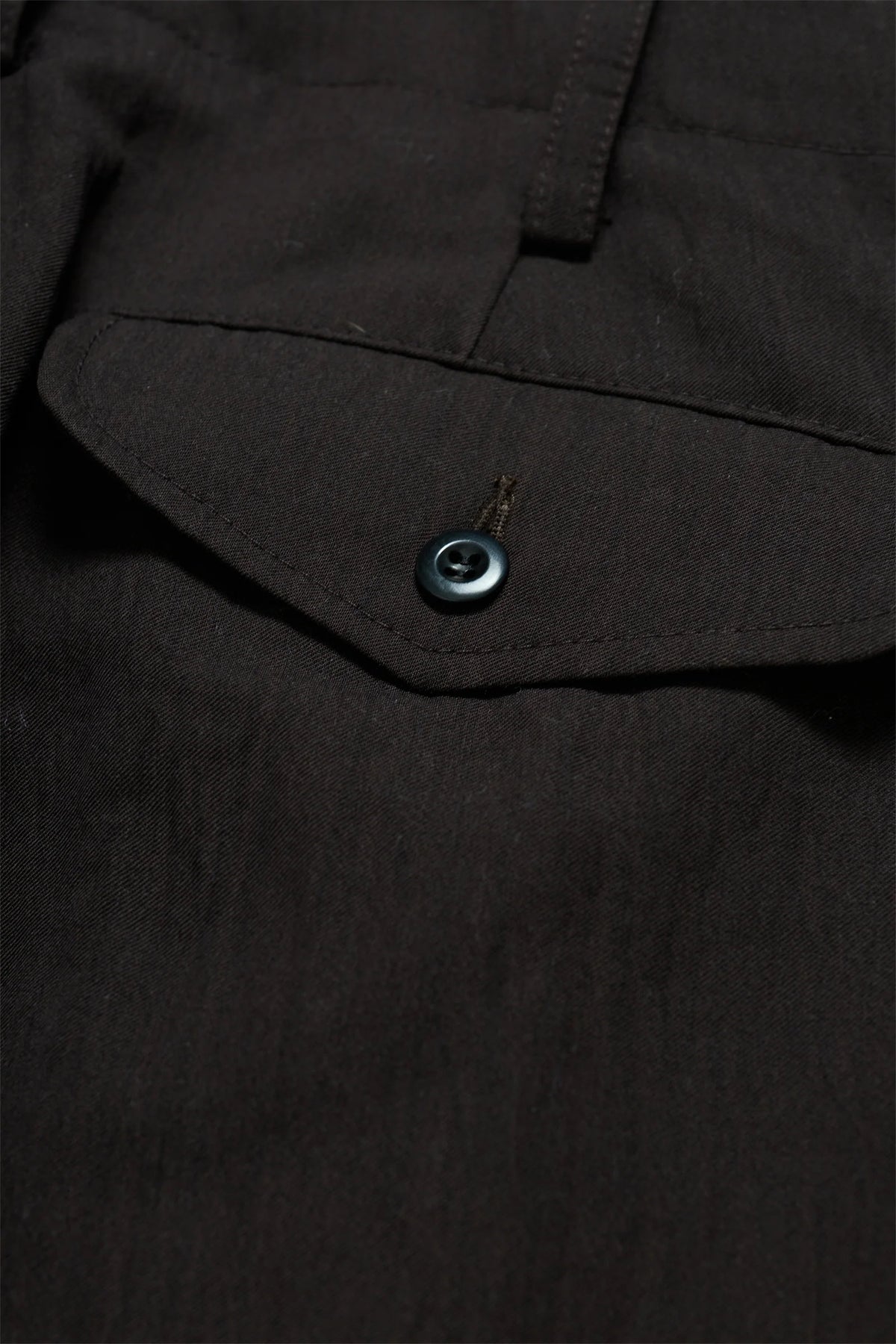 WORKS AND DAYS - WOOL PLEATED TROUSER - BROWN