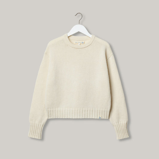 MERZ B SCHWANEN WLOCC01 CREW NECK PULLOVER - NATURE