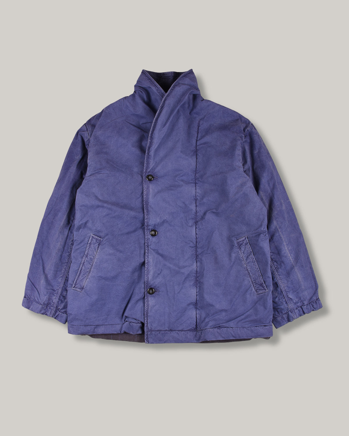 WORKING STEP COAT - PEACHED COTTON OXFORD LOFT - EIFFEL