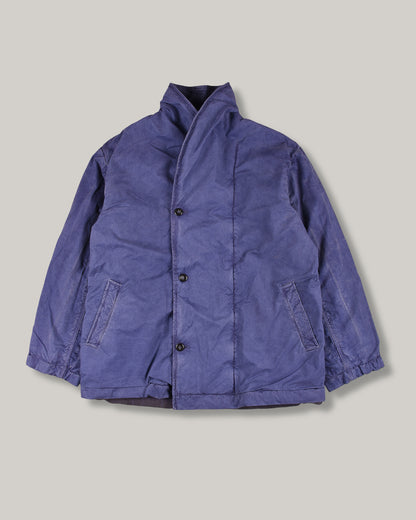 WORKING STEP COAT - PEACHED COTTON OXFORD LOFT - EIFFEL