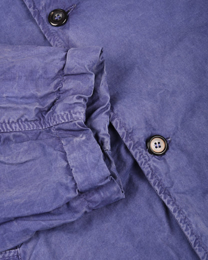 WORKING STEP COAT - PEACHED COTTON OXFORD LOFT - EIFFEL