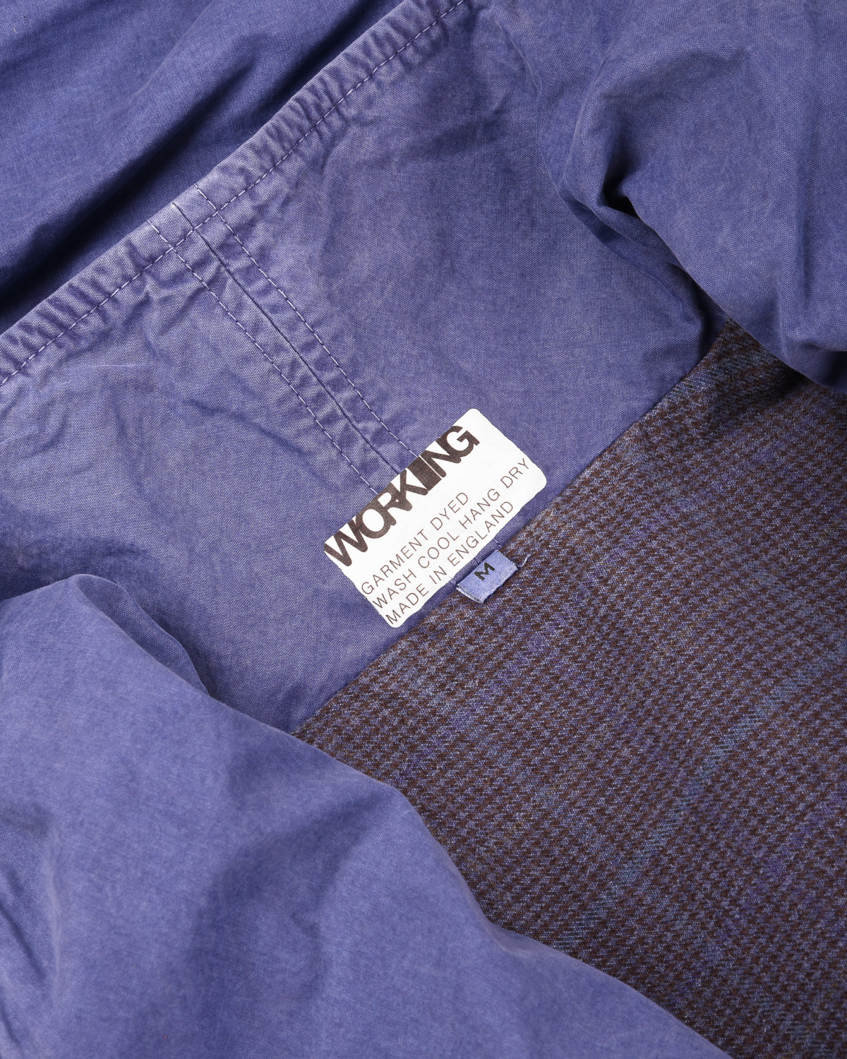 WORKING STEP COAT - PEACHED COTTON OXFORD LOFT - EIFFEL