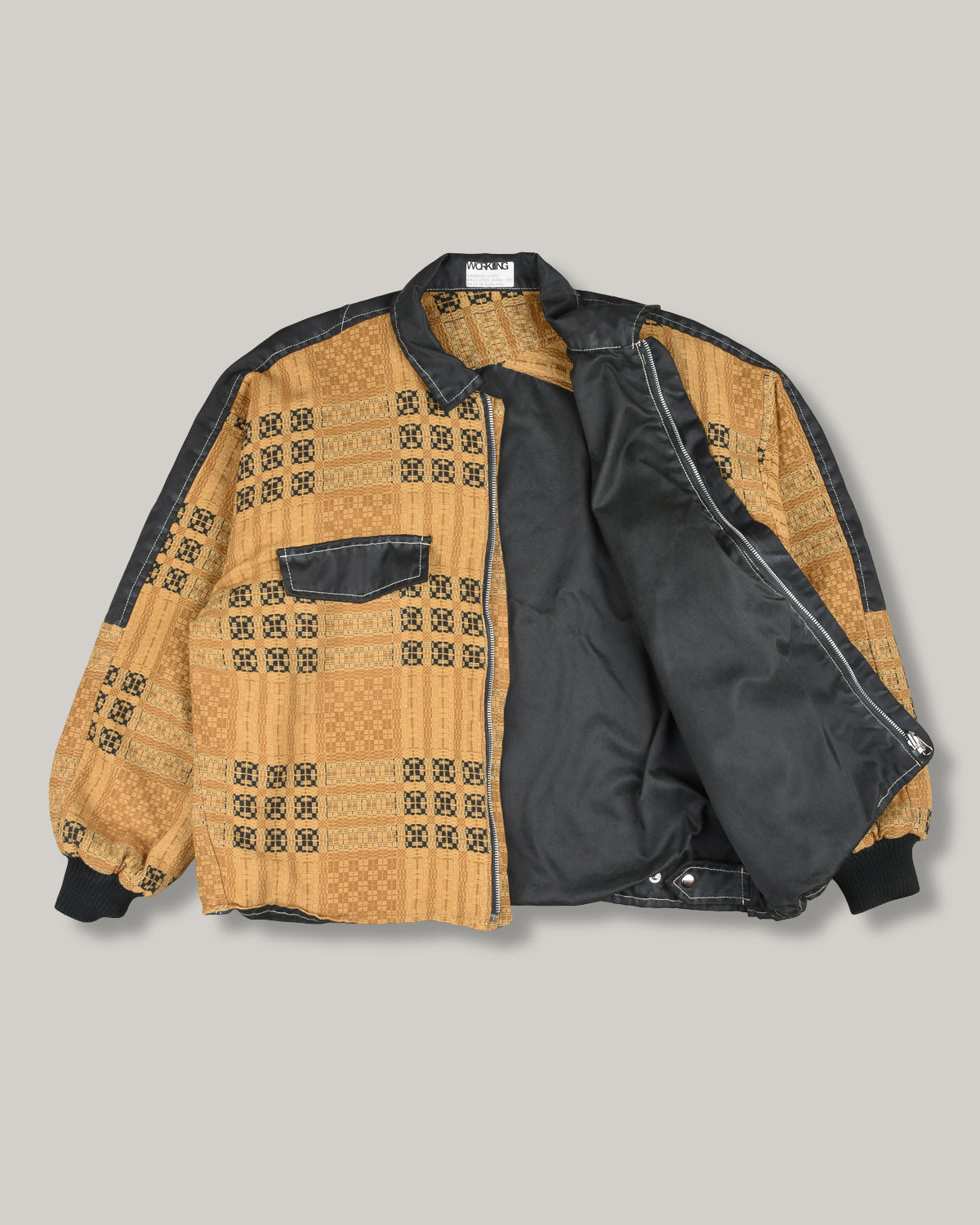 WORKING MALA REVERSIBLE JACKET - FLIGHT NYLON - YEAST