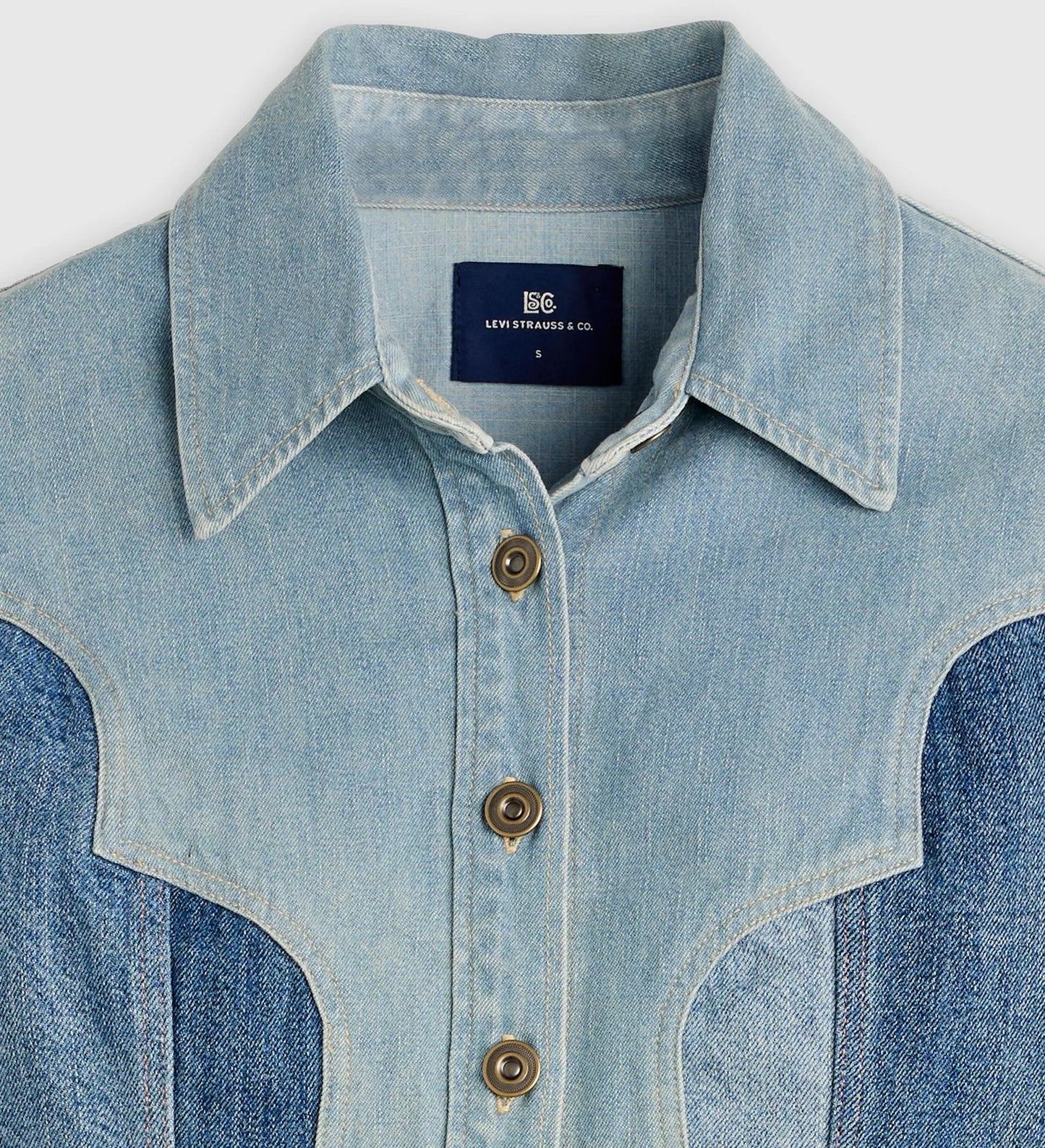 LEVI'S BLUE TAB ROPER SHACKET - SENORITA