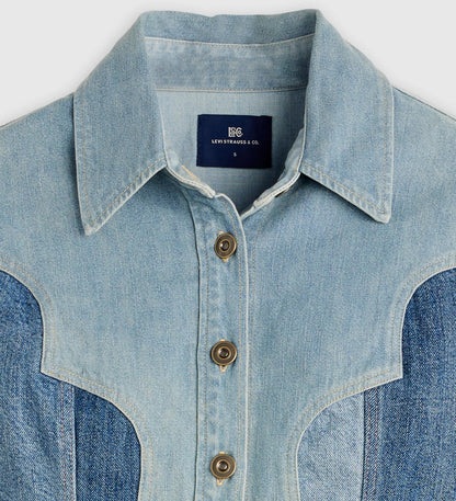 LEVI'S BLUE TAB ROPER SHACKET - SENORITA