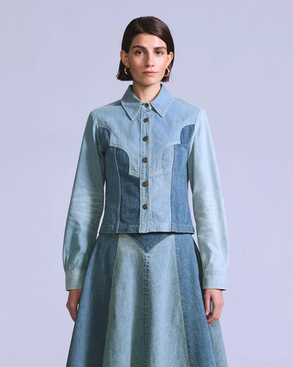LEVI'S BLUE TAB ROPER SHACKET - SENORITA