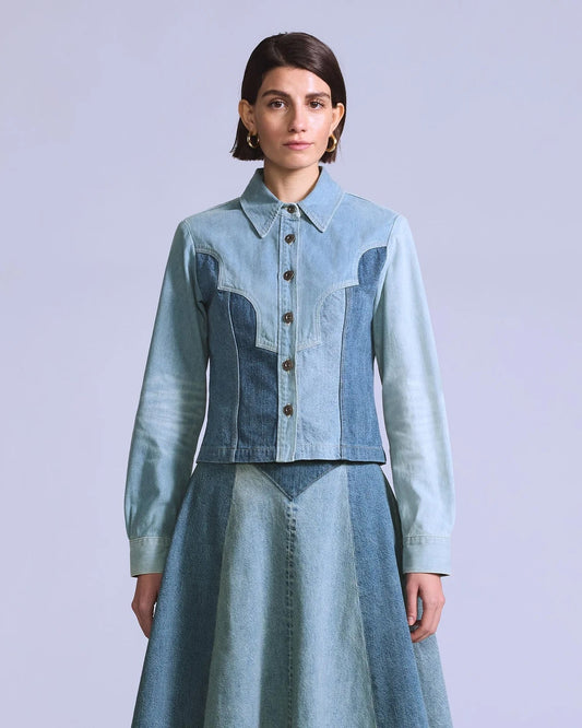 LEVI'S BLUE TAB ROPER SHACKET - SENORITA