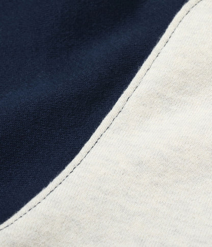 WHITESVILLE FREEDOM SLEEVE SWEATSHIRT - NAVY x OATMEAL