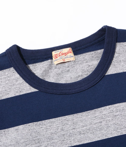 WHITESVILLE BORDER T-SHIRT - NAVY