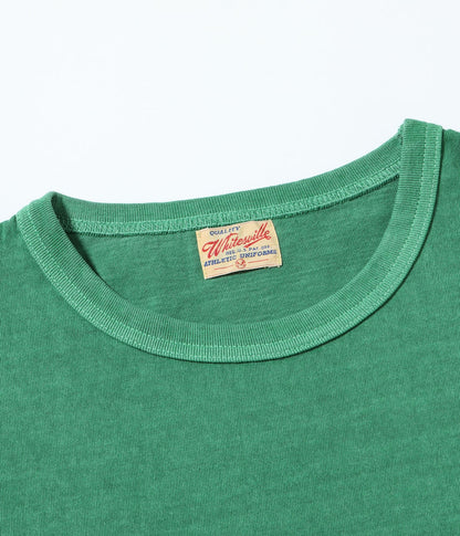 WHITESVILLE PIGMENT DYE POCKET T-SHIRT - KELLY GREEN