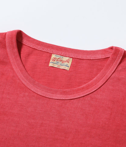 WHITESVILLE PIGMENT DYE POCKET T-SHIRT - RED