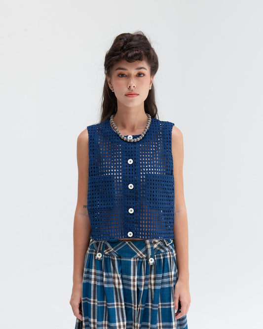 W'MENSWEAR NAA SHIRT - INDIGO