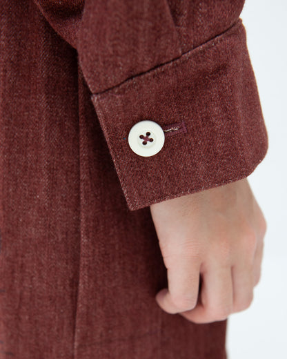 W'MENSWEAR DESPATCH JACKET - BROWN DENIM