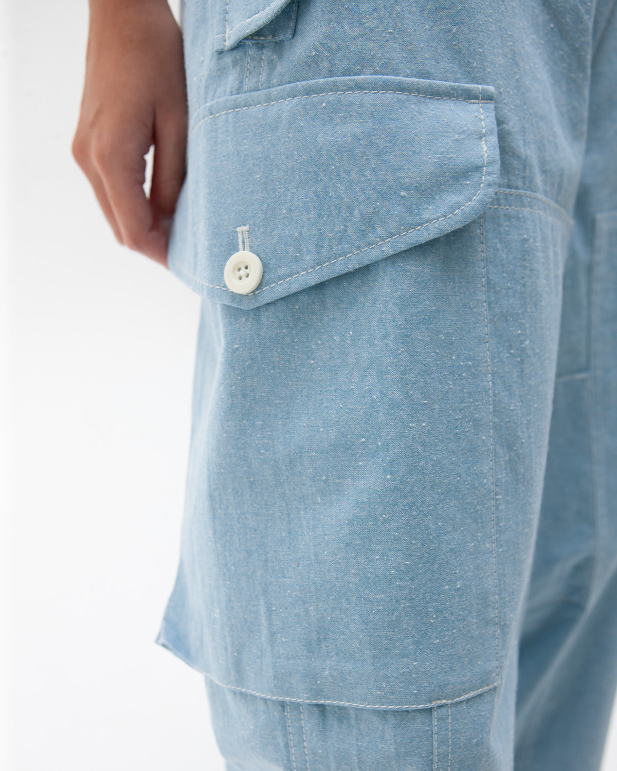W'MENSWEAR JANET DESPTCH PANT - BABY BLUE