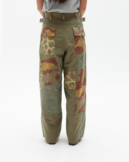GOOD OL WHATS-HER-FACE BY W'MENSWEAR UNISEX FREEDOM FLIGHT TROUSER - ARMY CAMO