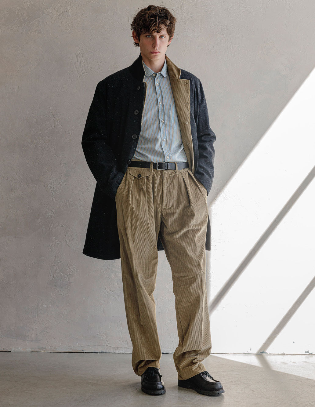 1ST PAT-RN ALLEN TROUSER - SOFT CORDUROY - BEIGE