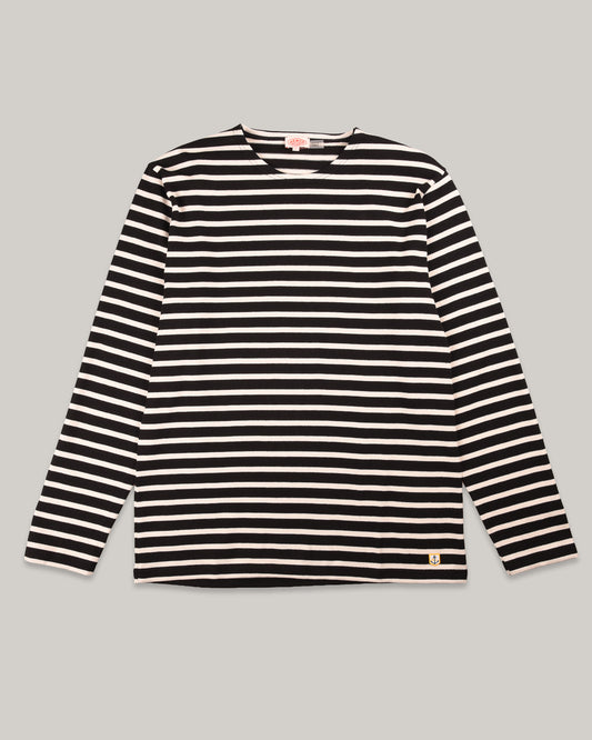 ARMOR LUX HERITAGE BRETON T-SHIRT L/S - BLACK/NATURE