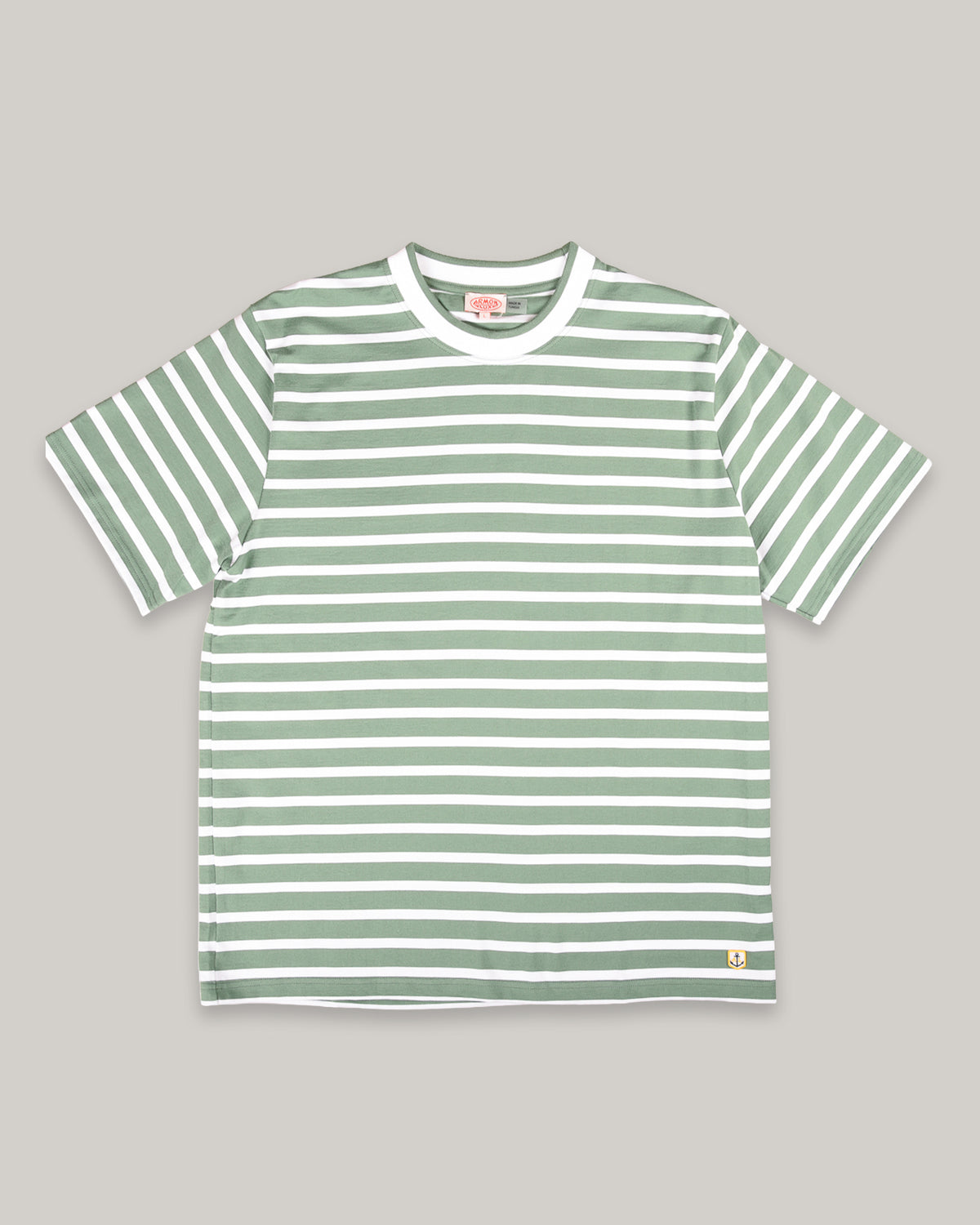 ARMOR LUX HERITAGE STRIPED T-SHIRT - IVY/ WHITE