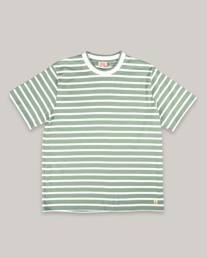 ARMOR LUX HERITAGE STRIPED T-SHIRT - IVY/ WHITE