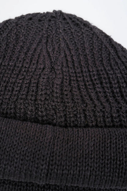 NIGEL CABOURN MAINLINE HEMP BEANIE - CHARCOAL GREY