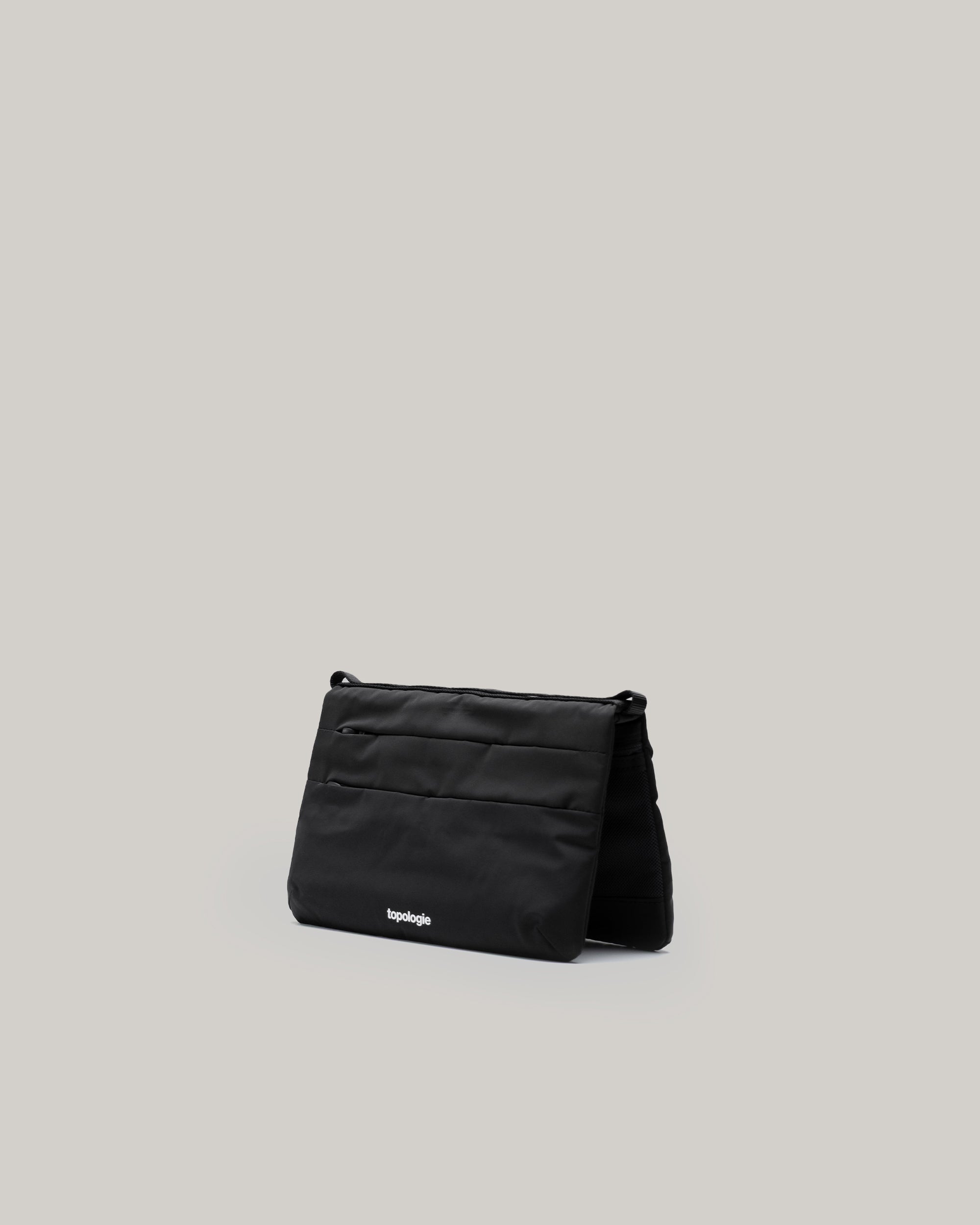 TOPOLOGIE FLAT SACOCHE SMALL BLACK TECH SATEEN – PPHH Store