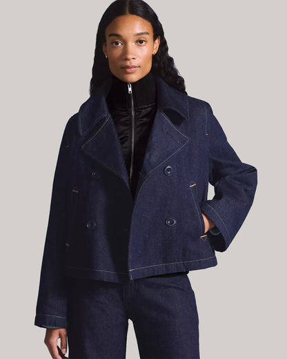 LEVI'S BLUE TAB MARINER PEACOAT - NEP RINSE
