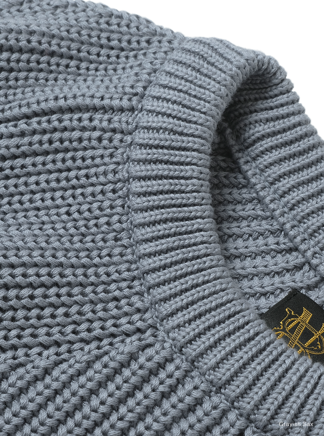 BATONER COTTON SIGNATURE CREW NECK - GRAY SAX