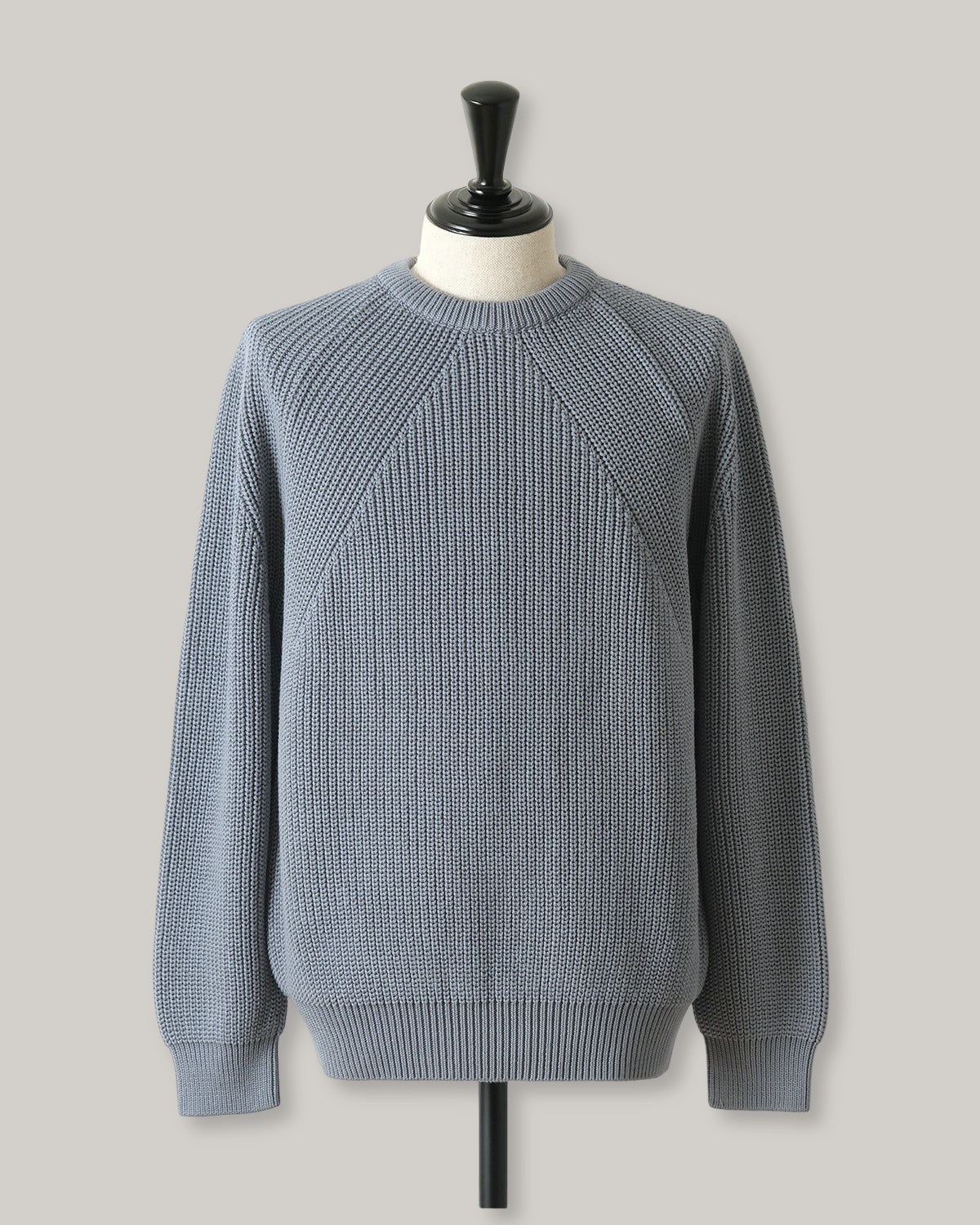 BATONER COTTON SIGNATURE CREW NECK - CHARCOAL – PPHH Store