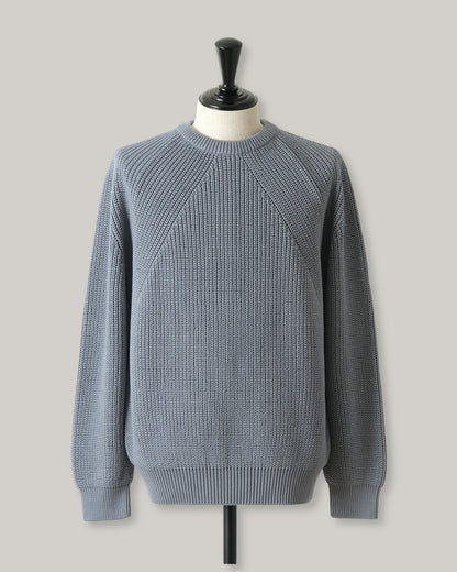 BATONER COTTON SIGNATURE CREW NECK - IVORY