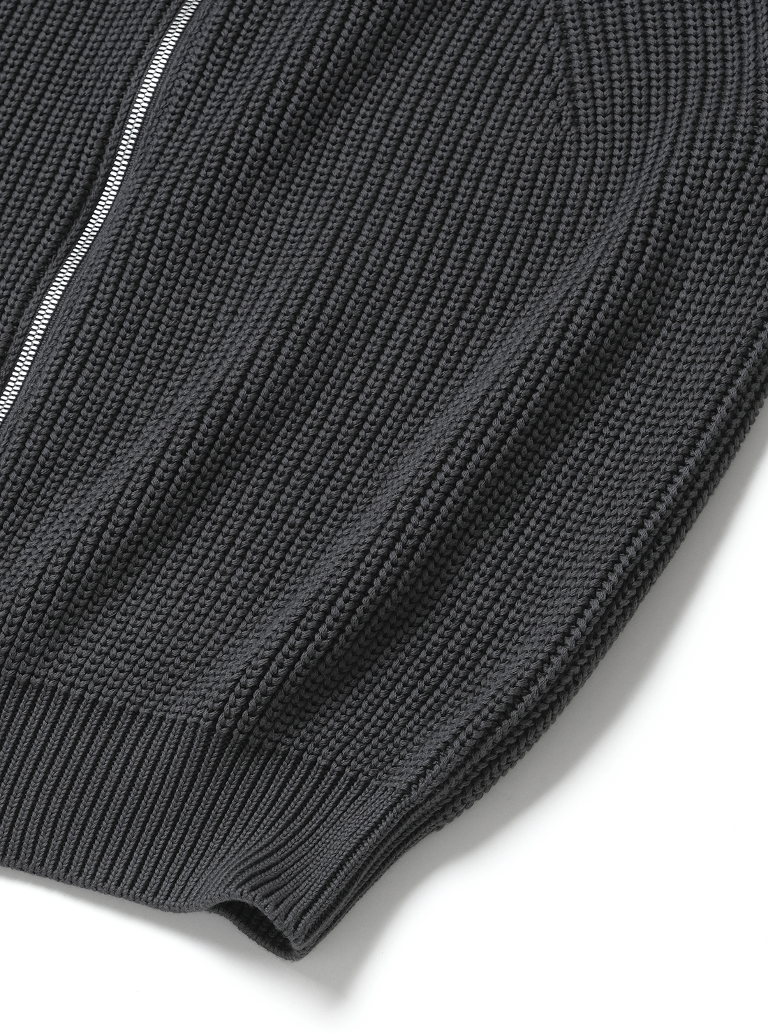 BATONER COTTON SIGNATURE DRIVERS KNIT - CHARCOAL