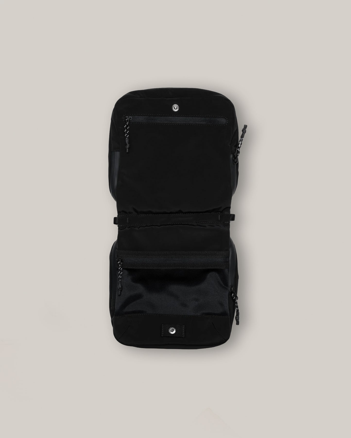 TOPOLOGIE CASETTE SACOCHE MEDIUM BLACK TECH SATEEN