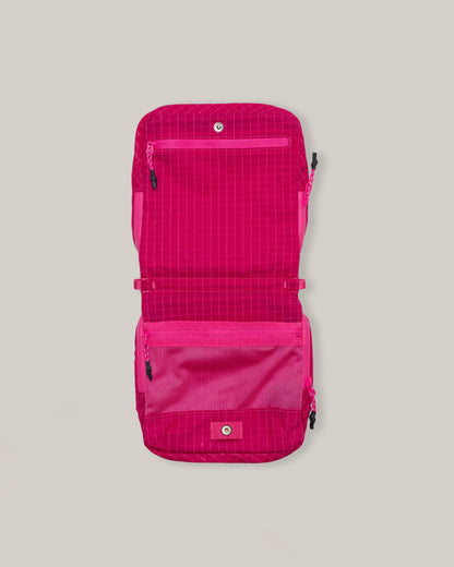 TOPOLOGIE CASETTE SACOCHE MEDIUM PINK GLAZED RIPSTOP