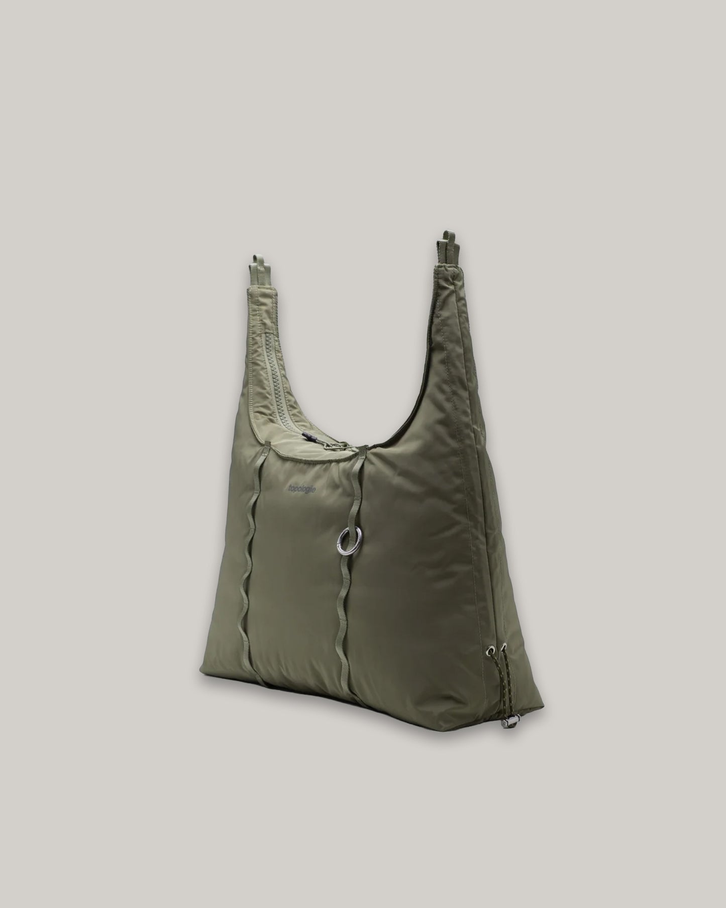 TOPOLOGIE CLOUD HOBO MEDIUM MOSS TECH SATEEN