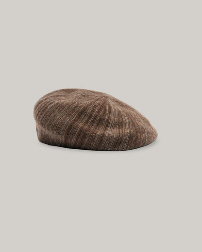H. W. DOG & CO. CHAMBRAY BERET - BROWN