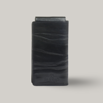 BLEU DE CHAUFFE CORTO WALLET -  AGED BLACK