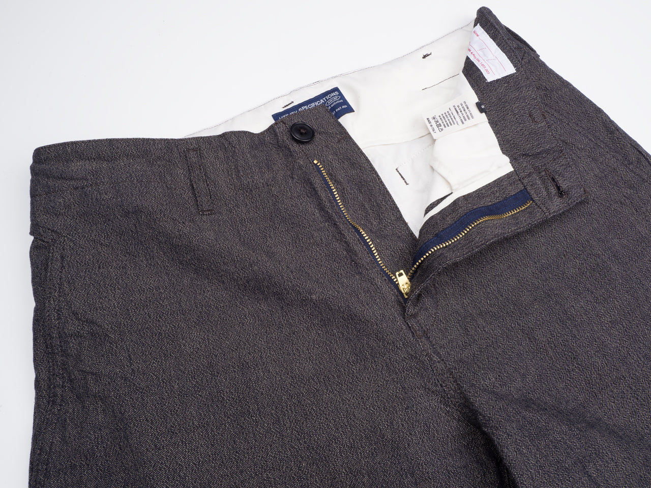 1ST PAT-RN DELTA TROUSERS - BROWN