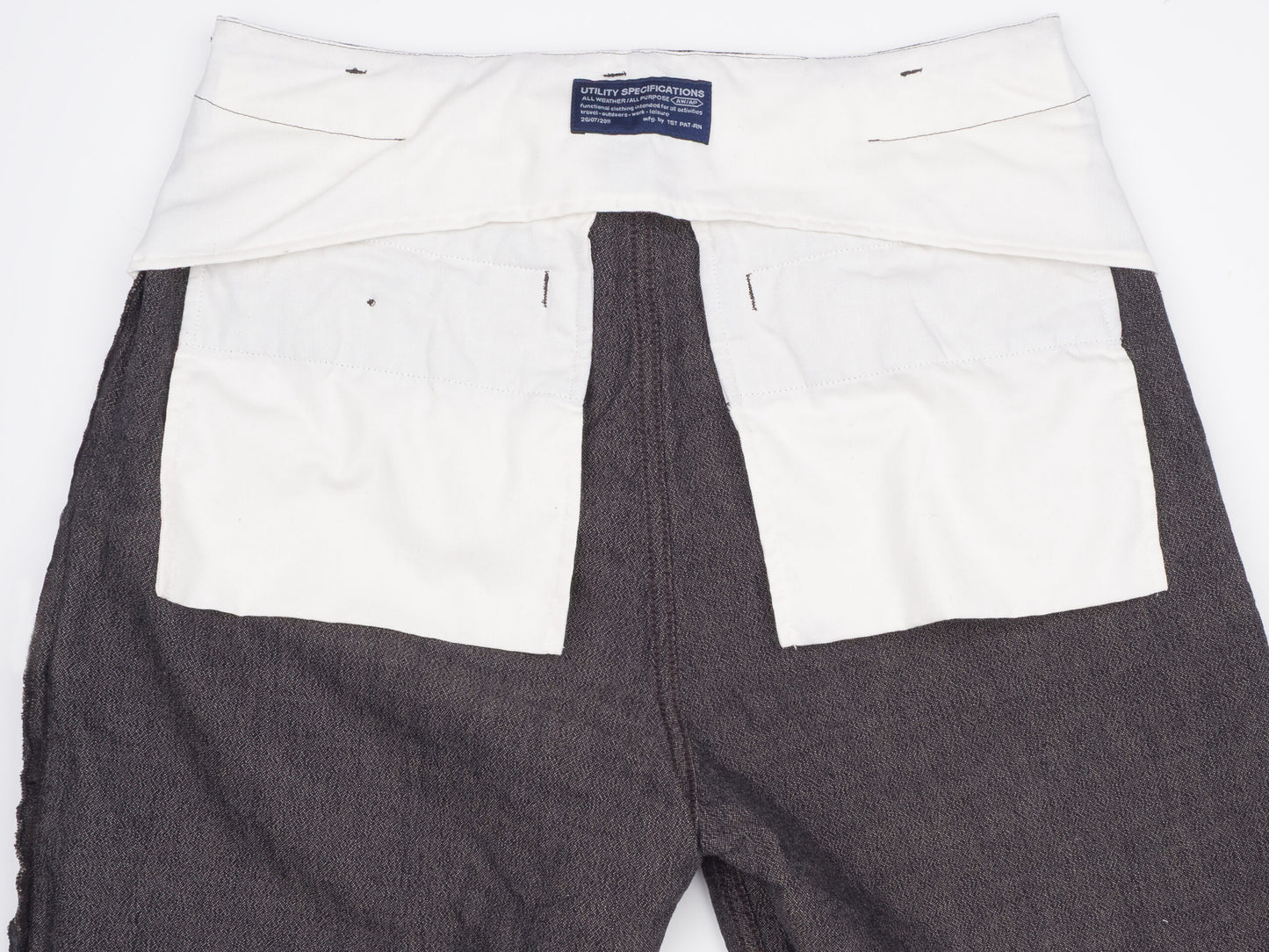 1ST PAT-RN DELTA TROUSERS - BROWN